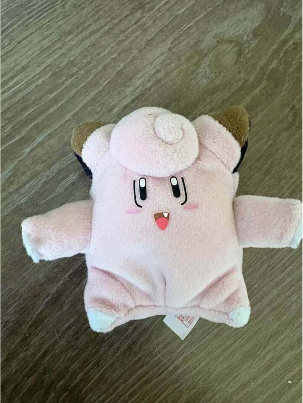 Vintage Pokémon 1998 Clefairy Plush Toy Bean Bag
